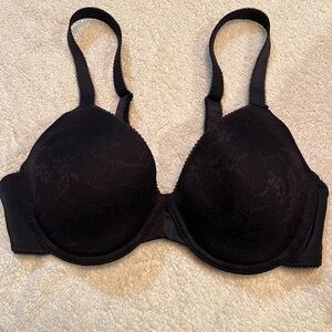 Vanity 36B  Fair Black Full Coverage Bra with Molded Cups